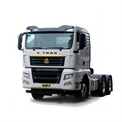 Cabeça de tractor SinotruK SITRAK C7H 440HP 6X4 8X4 de segunda mão com 2 assentos de passageiros