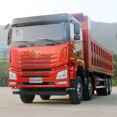 Qingdao Jiefang JH6 camião de descarga usado com motor de 430 cv e leito de descarga de 8,2m com desconto