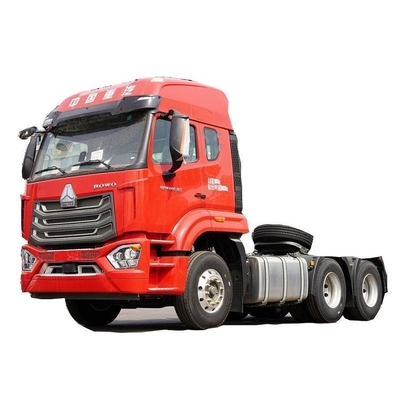 Cabeça de tractor de caminhão pesado de segunda mão 6X4 SINOTRUCK HOWo N7W com 2 mudanças de marcha atrás