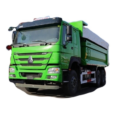Boutique HOWO de segunda mão caminhão pesado 400 HP 6X4 5.6m camião de descarga com caixa de engrenagens SINOTRUCK