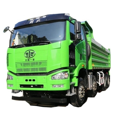 Exportado em segunda mão Faw Jiefang J6P 8X4 350HP camião de descarga com emissões EURO 2/3/4/5/6