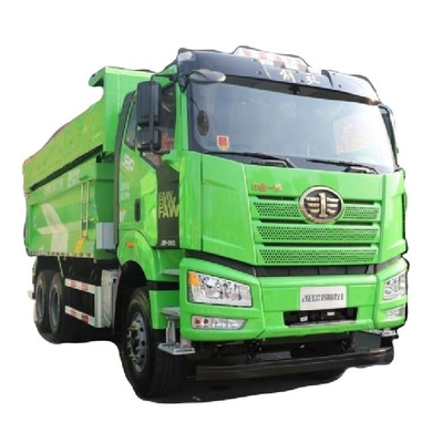 Boutique de segunda mão FAW Jiefang J6P camião pesado 390hp 6X4 5.6m camião de lixo para o mercado