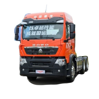 430 HP 6X4 cabeça de caminhão usado HOWO TX Trator de caminhão pesado com grande capacidade do tanque de combustível