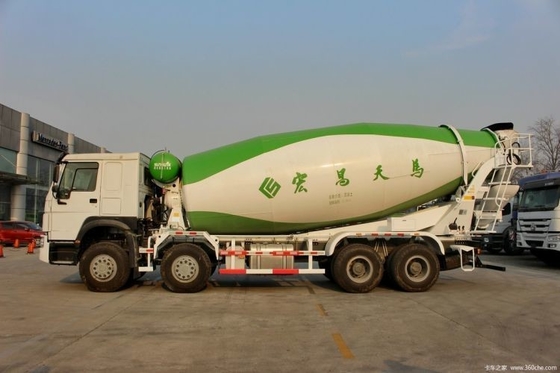9.726L Capacidade do motor National Heavy Duty Truck HOWO 8X4 Beton Mixer Truck para o seu