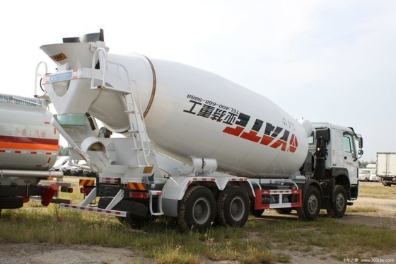 Caminhão pesado nacional HOWO 8X4 5.5 Quadrado Caminhão misturador de concreto e capacidade de 2-25m3
