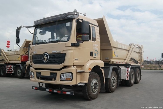 Shacman Delong M3000 8X4 5.8m camiões de lixo com 5.6 * 2.3 * 0.9m dimensão tanque de carga
