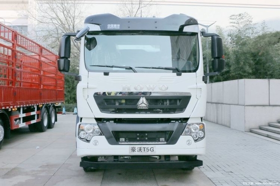 HOWO T5G 340HP caminhão de mistura de betão quadrado 8X4 com Euro 2/3/4/5 padrão de emissões