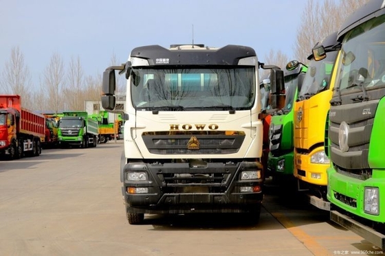 7.98 Carrinho de mistura de concreto quadrado com chassi 6x4 8x4 Sinotruk HOWO TX 350 HP combustível a diesel