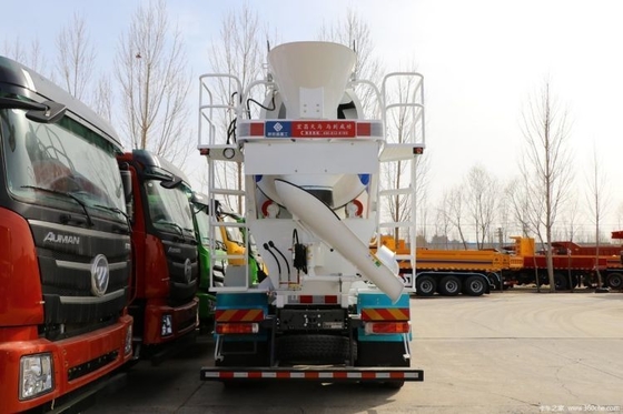 7.98 Carrinho de mistura de concreto quadrado com chassi 6x4 8x4 Sinotruk HOWO TX 350 HP combustível a diesel