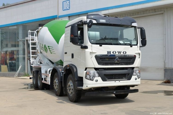 Sinotruk HOWO TX6 340 HP 8X4 7.37 Carrinho de mistura de concreto quadrado para o requisito do cliente