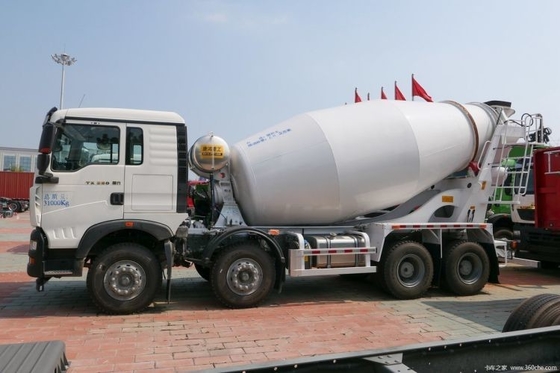 Caminhão de mistura de concreto personalizado 8X4 7,8m3 HOWO TX 350HP para construção pesada