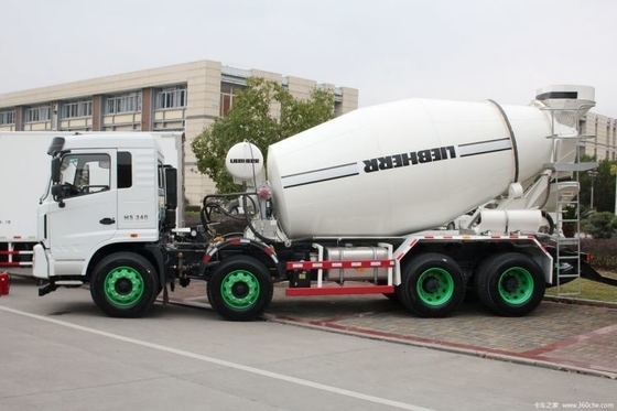 340 HP 8X4 7,99 Carreira de mistura de concreto quadrado Hauman H5 6,8L Motor a combustível diesel Capacidade