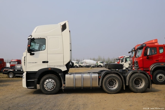 7100x2496x3958mm Boutique HOWO HOWO T7H 6*4 Tractor Truck com janela manual