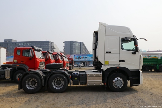 7100x2496x3958mm Boutique HOWO HOWO T7H 6*4 Tractor Truck com janela manual