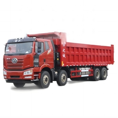 FAW Jiefang J6P camião pesado 500HP 8X4 8m camião de descarga com capacidade de tanque de combustível 300-400L