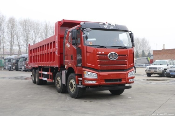 FAW Jiefang J6P camião pesado 500HP 8X4 8m camião de descarga com capacidade de tanque de combustível 300-400L