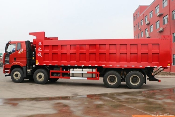 FAW Jiefang J6P camião pesado 500HP 8X4 8m camião de descarga com capacidade de tanque de combustível 300-400L