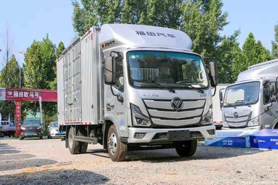 Beiqi Foton 158HP 4X2 4.14m Single-Row Van Light Truck Stock Hot Fukuda Omark S1 Chang Ying Versão