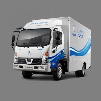 Caminhão de transporte de carga elétrico minivan de fila única com capacidade de tanque de combustível de 100-200L