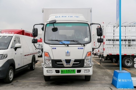 Caminhão de transporte de carga elétrico minivan de fila única com capacidade de tanque de combustível de 100-200L