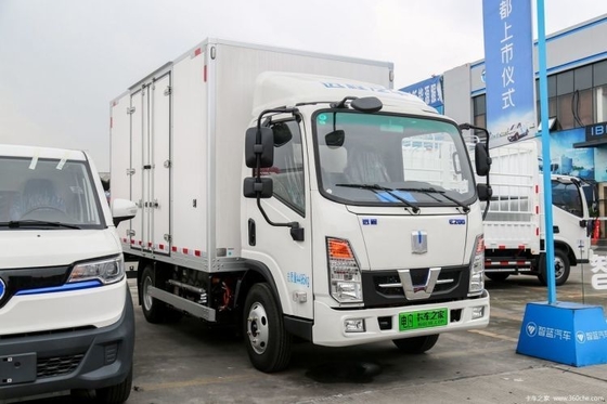 Caminhão de transporte de carga elétrico minivan de fila única com capacidade de tanque de combustível de 100-200L