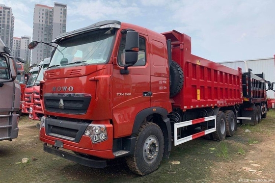 31-40T Capacidade de camião pesado nacional HOWO TH7 6X4 6 metros camião de descarga com 510 cavalos de potência