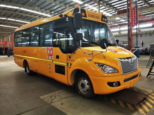 Autocarro escolar Dongfeng de 24 lugares com 85 potência máxima e capacidade do motor de 6-8 litros