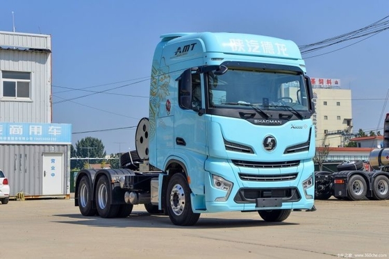 Shaanxi Qi Delong X6000 4*2 6*6 6*4 371 375 camião de tracção de GNC com transmissão