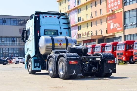 Shaanxi Qi Delong X6000 4*2 6*6 6*4 371 375 camião de tracção de GNC com transmissão