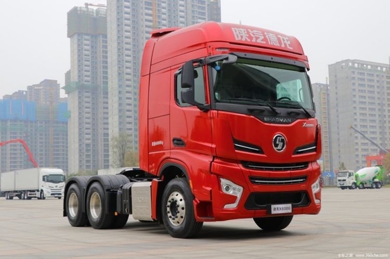 Shaanxi Qi Delong X6000 6X4 4X2 6X2 Trator de GNL a GNC com ABS e controlo de velocidade normal
