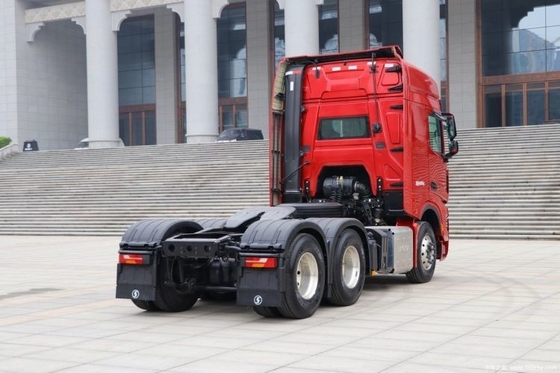 Shaanxi Qi Delong X6000 6X4 4X2 6X2 Trator de GNL a GNC com ABS e controlo de velocidade normal