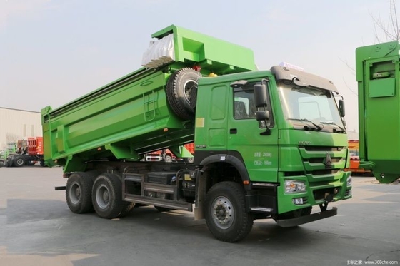Caminhão pesado nacional HOWO 6X4 371hp Caminhão de descarga para 2 passageiros 10 Pneus 340hp no melhor