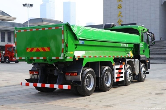 Shaanxi Automóvel caminhão pesado usado Delong M3000S 6x4 8X4 371hp camião de descarga com 12 pneus
