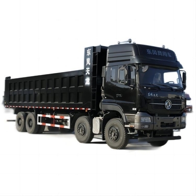 Equipado com ABS, camião pesado usado Dongfeng Tianlong KC 8X4 371HP camião de descarga com 465 cv
