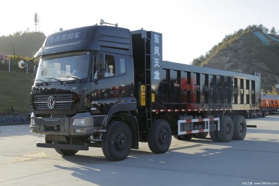 Equipado com ABS, camião pesado usado Dongfeng Tianlong KC 8X4 371HP camião de descarga com 465 cv