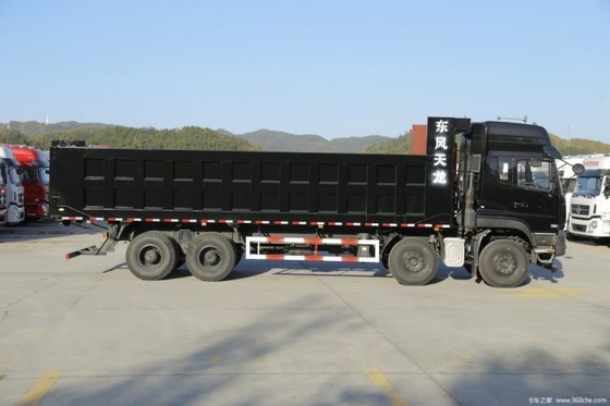Equipado com ABS, camião pesado usado Dongfeng Tianlong KC 8X4 371HP camião de descarga com 465 cv