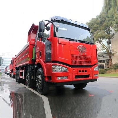 23 Quente de segunda mão FAW Jiefang J6M 8X4 371 375hp camião de descarga Oshiba motor 280 HP carro