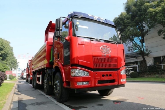 23 Quente de segunda mão FAW Jiefang J6M 8X4 371 375hp camião de descarga Oshiba motor 280 HP carro