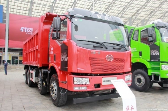 Hot FAW Jiefang J6L camião pesado 350hp 8X4 6X4 375hp camião de descarga com câmera traseira 360°