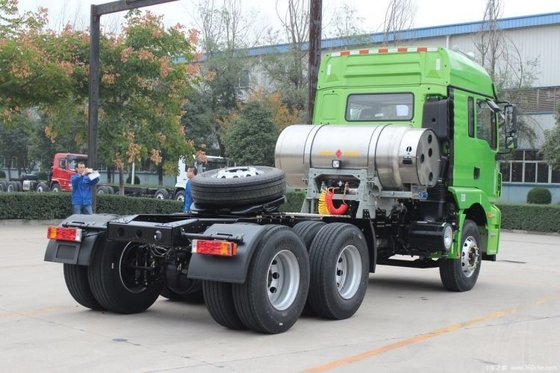 Câmera traseira 360° Shaanxi Auto Xuande X3 Leve 375hp 6X4 LNG Tractor Truck Head