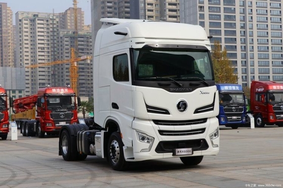 Shaanxi Auto X6000 equipado com ABS, cabeça de caminhão de reboque 4X2 de 430 hp para transporte de carga parcial