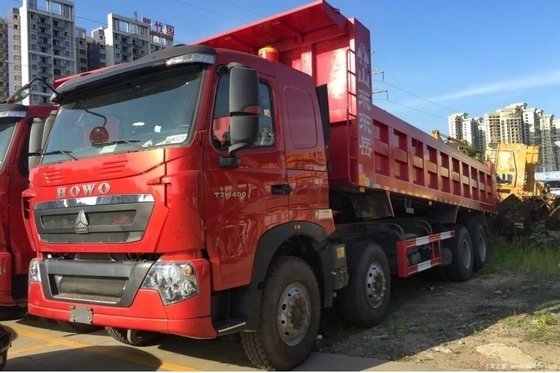 23 Vendas especiais de carro pesado HOWO T7H 371hp 375hp 6x4 8x4 Dump Truck ACC Cruise Control