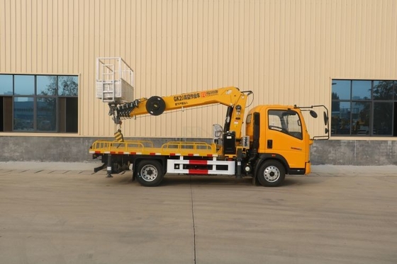Potência 150hp Boutique Howo de segunda mão 16m-30m Caminhão de trabalho aéreo com guindaste de caminhão