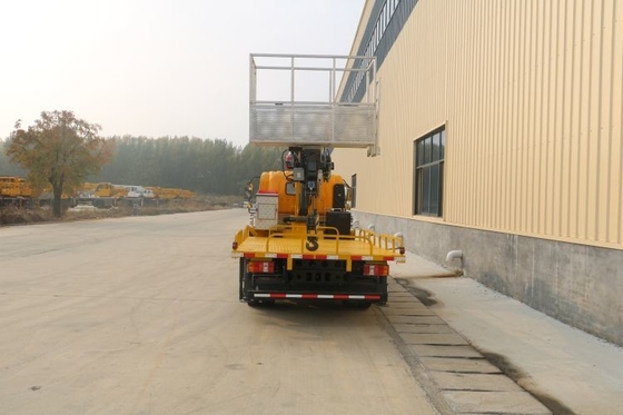 Potência 150hp Boutique Howo de segunda mão 16m-30m Caminhão de trabalho aéreo com guindaste de caminhão