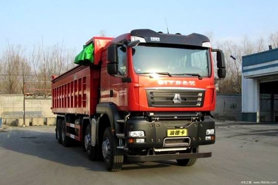 National Heavy Truck Shan Deka SITRAK G7 500hp 6x2 8X4 Dump Truck para câmera traseira de 360 °