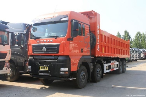 National Heavy Truck Shan Deka SITRAK G7 500hp 6x2 8X4 Dump Truck para câmera traseira de 360 °