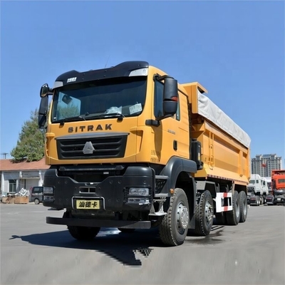 Caminhão pesado nacional 8X4 375hp Caminhão de descarga Shandeka SITRAK G7 Capacidade do tanque de combustível 0km