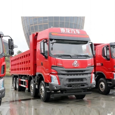 Dongfeng Liuqi Chenglong H70 de segunda mão 8X4 375hp 8,6m camião de descarga com potência combinada