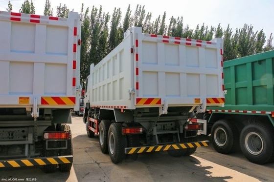 6.8X2.35X1.5 Tanque de carga 8X4 371hp 375 HP HOWO-70 km Caminhão de descarga com roda motriz 6x4