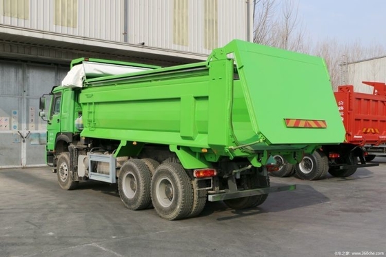 Caminhão pesado nacional HOWO 340hp 6X4 371 375hp 5.8m Caminhão de lixo ambiental em atraente